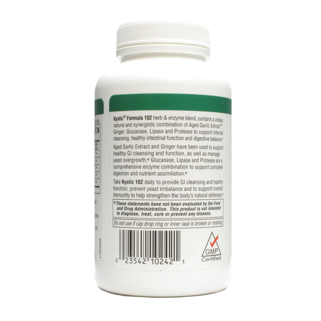 Kyolic Aged Garlic Extract Candida Cleanse & Digestion 200 Veg Cap,KYOLIC,OxKom