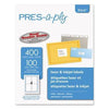 Laser/Inkjet Shipping Labels, 3 1/2 x 5, White,AVERY,OxKom