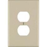 LEVITON MANUFACTURING COMPANY IVORY JUMBO WALL PLATES 1,LEVITON,OxKom