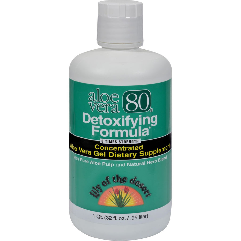 Lily of the Desert Aloe Vera 80 Detoxifying Formula - 32 fl oz,LILY OF THE DESERT,OxKom