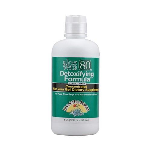 Lily of the Desert Aloe Vera 80 Detoxifying Formula - 32 fl oz,LILY OF THE DESERT,OxKom