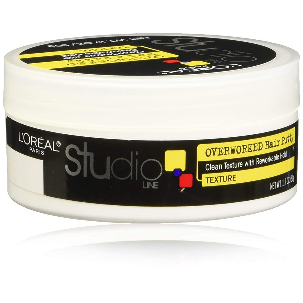 L'Oreal Studio Line Overworked Hair Putty 1.70 oz,STUDIO LINE,OxKom