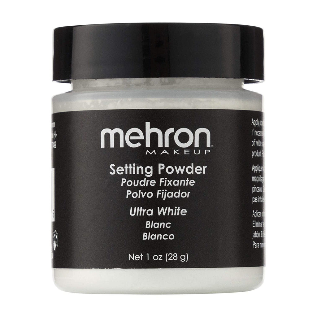 Mehron Makeup Setting Powder (1 oz) (Ultra White),MEHRON,OxKom