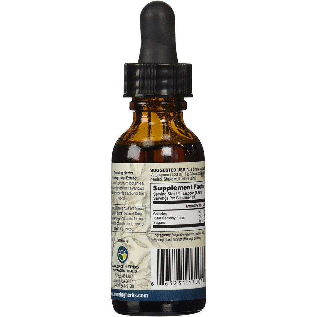 Moringa Leaf Extract 1oz bottle,AMAZING HERBS,OxKom