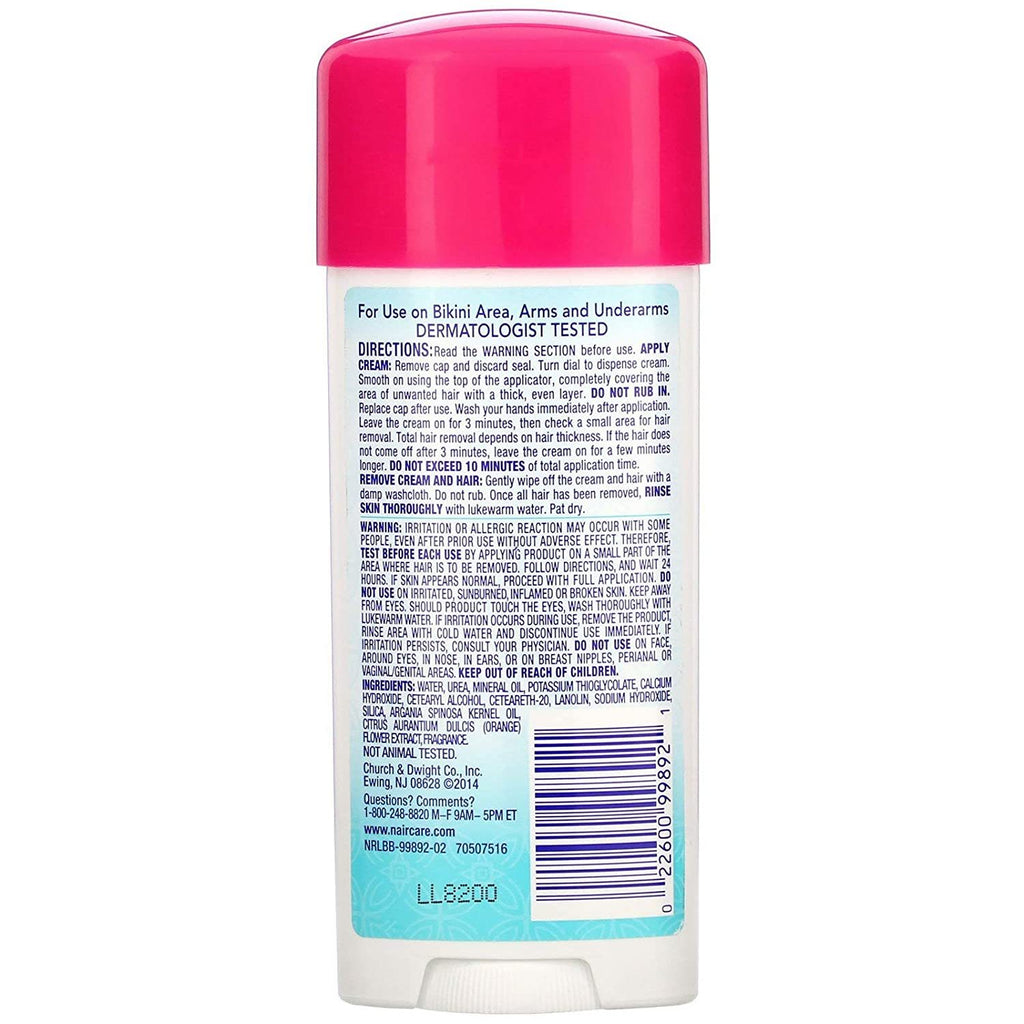 Nair Hair Remover Glides Away Hair Removal Cream 3.3 oz,Nair,OxKom