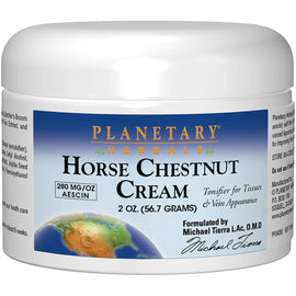 Planetary Herbals Horse Chestnut 2 oz. Cream,PLANETARY AYURVEDICS,OxKom