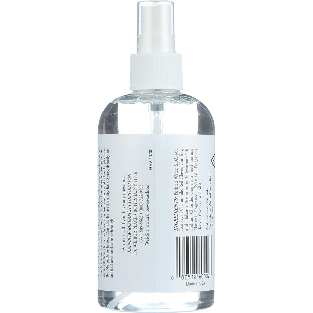Rainbow Research Spray De-Tangler For Kids Original Scent - 8 Fl Oz,RAINBOW RESEARCH,OxKom