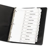 Ready Index Classic Tab Titles, 10-Tab, 1-10, Letter, Black/White,AVERY,OxKom