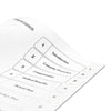 Ready Index Classic Tab Titles, 10-Tab, 1-10, Letter, Black/White,AVERY,OxKom