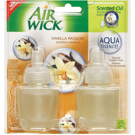 Scented Oil Refill, Vanilla Passion, .67Oz, Clear,RECKITT BENCKISER INC,OxKom