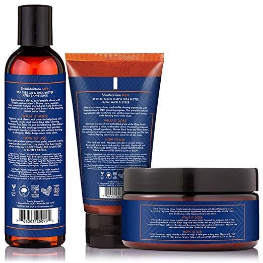 Shea Butter After Shave Elixir | African Black Soap & Shea Butter Facial Wash &,SheaMoisture,OxKom