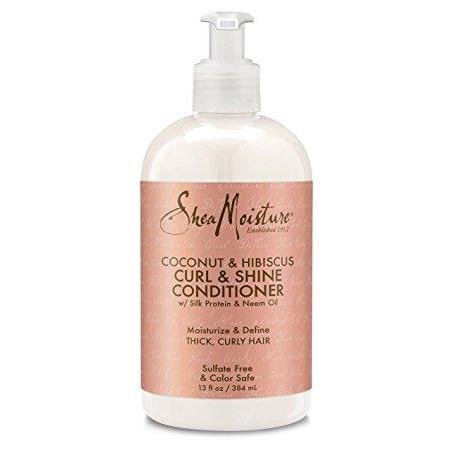 Shea Moisture 13 oz Curl & Shine Conditioner & 12 oz Curl Enhancing Smoothie,SheaMoisture,OxKom