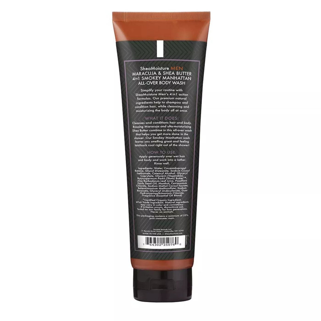 Shea Moisture 4-in-1 All-Over Wash, Smokey Manhattan 10.3 oz,SheaMoisture,OxKom