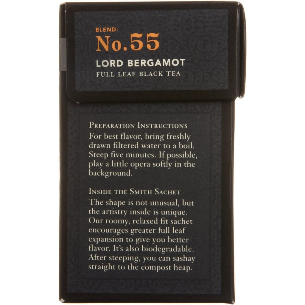 Smith Teamaker Black Tea - Lord Bergamot -  - 15 Bags,SMITH TEAMAKER,OxKom