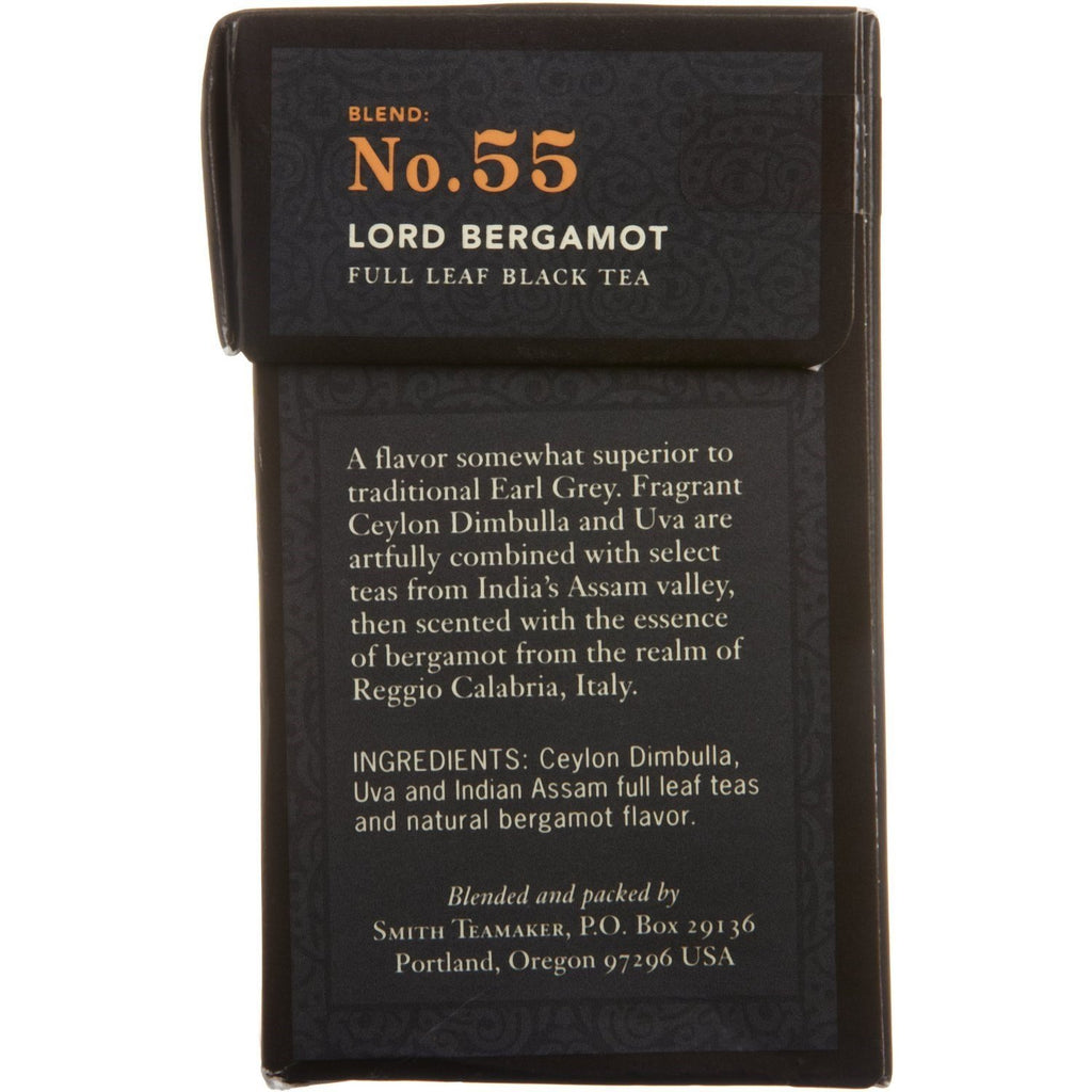 Smith Teamaker Black Tea - Lord Bergamot -  - 15 Bags,SMITH TEAMAKER,OxKom