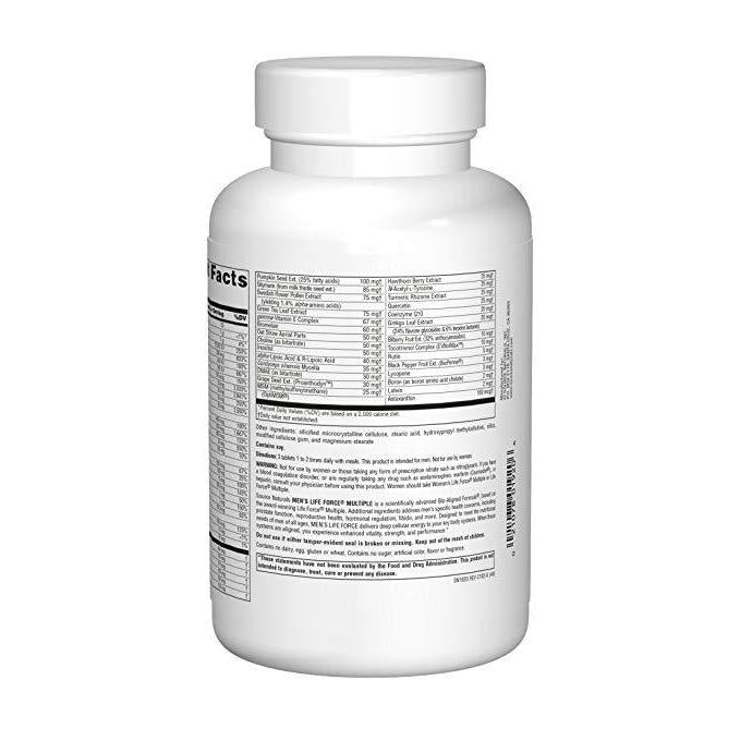 Source Naturals Men's Life Force Multiple, 180 Tablets,Source Naturals,OxKom