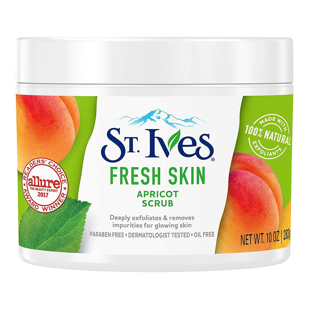 ST.IVES APRICOT SCRUB JAR INVG 10 OZ,ST. IVES,OxKom