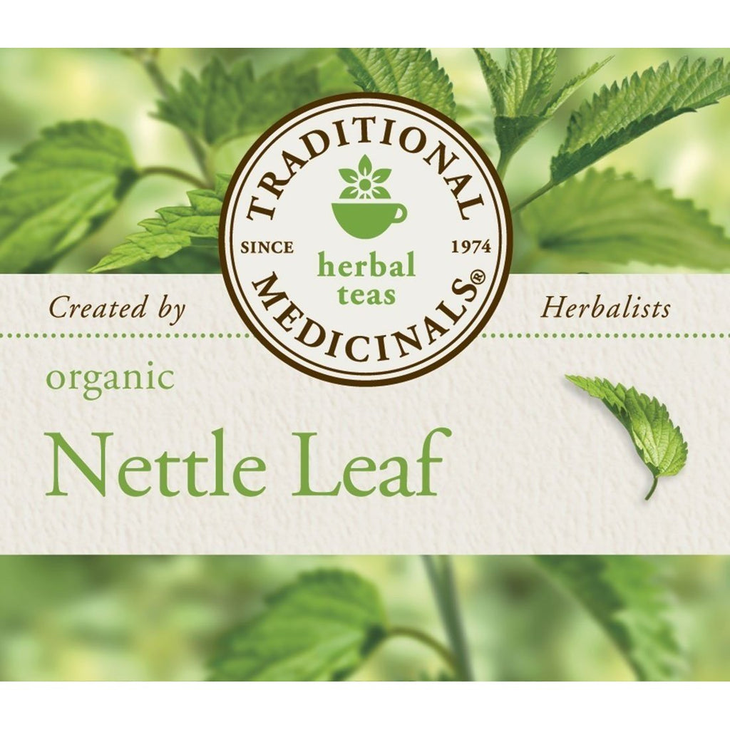 Traditional Medicinals Organic Nettle Leaf Herbal Tea - 16 Tea Bags -,TRADITIONAL MEDICINALS,OxKom