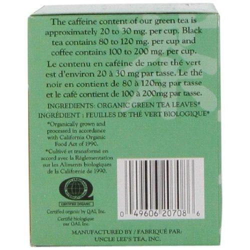 Uncle Lee'S Tea Organic Green Tea,UNCLE LEE'S TEA,OxKom
