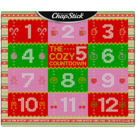 ChapStick Cozy Countdown Holiday Lip Balms 12-Pack, Advent Calendar