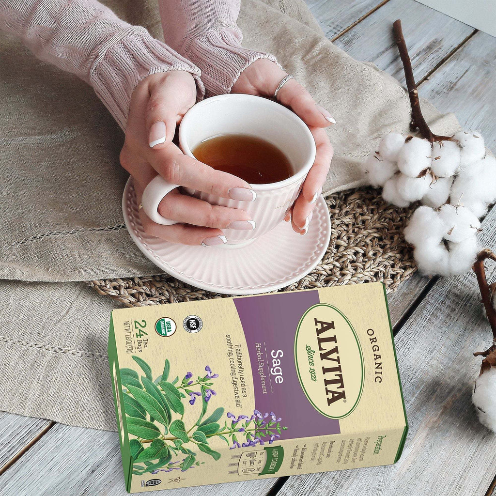 Alvita Teas Sage Tea - Organic - 24 Tea Bags,ALVITA,OxKom