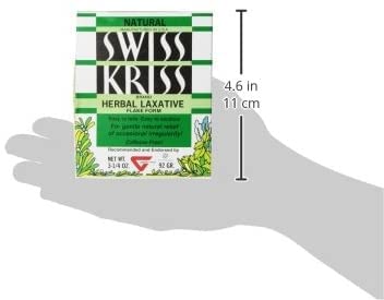 Swiss Kriss Herbal Laxative Flakes, 3.25 Ounce