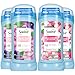 Suave Antiperspirant Deodorant for Women, Wild Cherry Blossom + Sweet Pea & Violet Variety 4-Pack – Anti-Staining Invisible Solid Sticks, Talc-Free, 2.6 Oz Ea