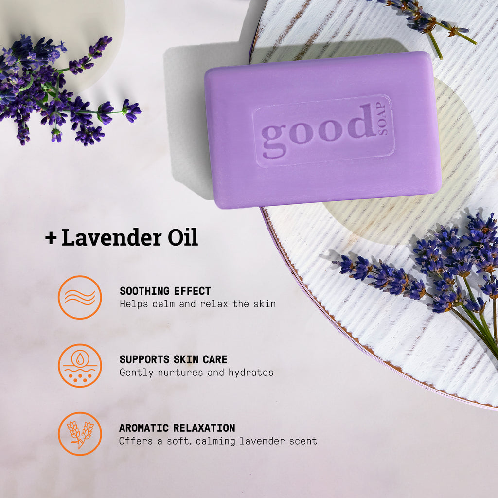 Alaffia Good Soap Coconut (4 Bars) – Long-lasting, triple-milled soap made with fair trade shea butter. Coconut scent, gentle for daily use.