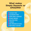 Simply Desserts Banana Instant Pudding, Sugar-Free, 6-Pack – Healthy Dessert, Keto Snacks, Vegan & Diabetic-Friendly, Kosher, 1.7 Oz Ea
