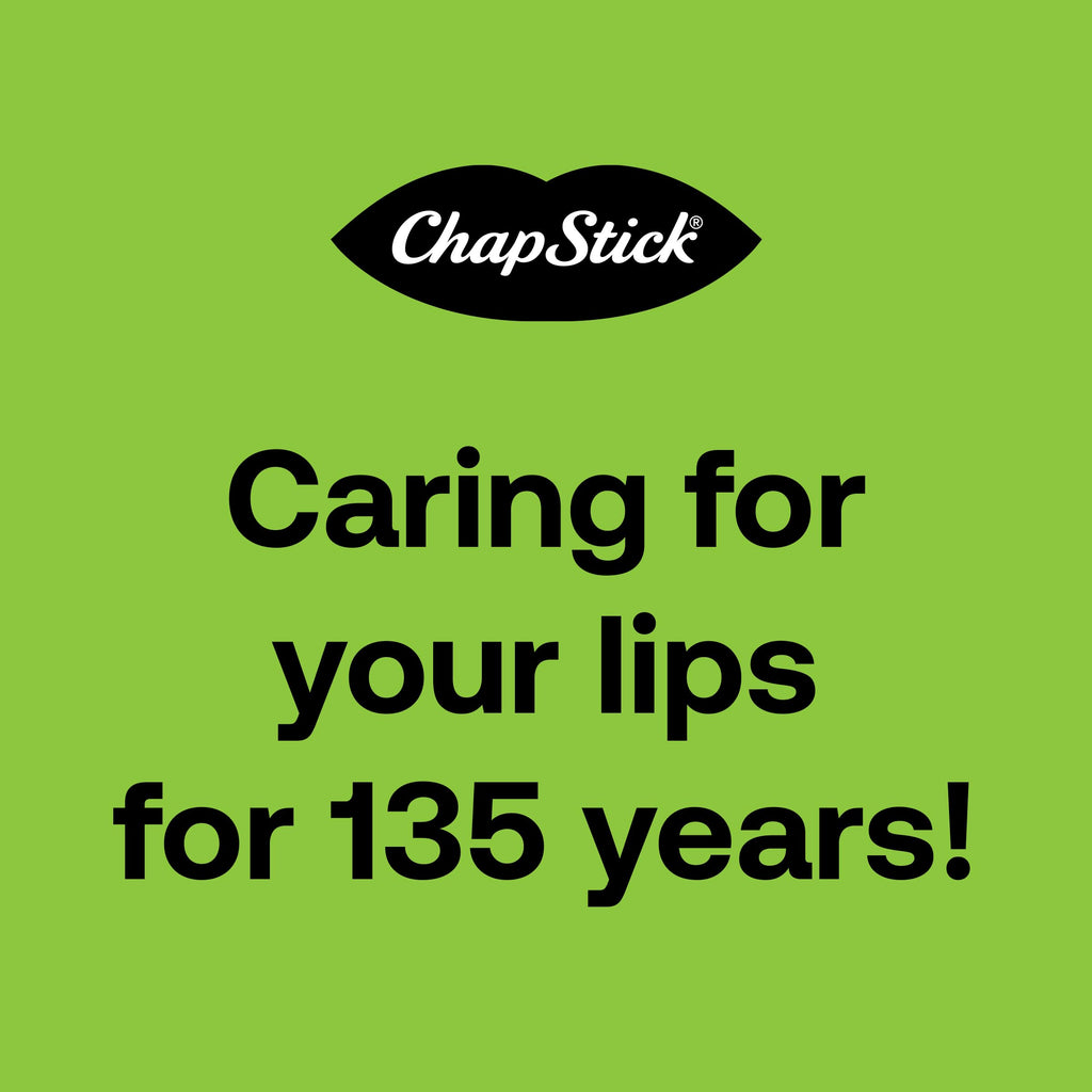ChapStick Lip Moisturizer, Green Apple, 12-Pack – Bulk Lip Balm, Sweet & Tangy, 0.15 Oz Ea