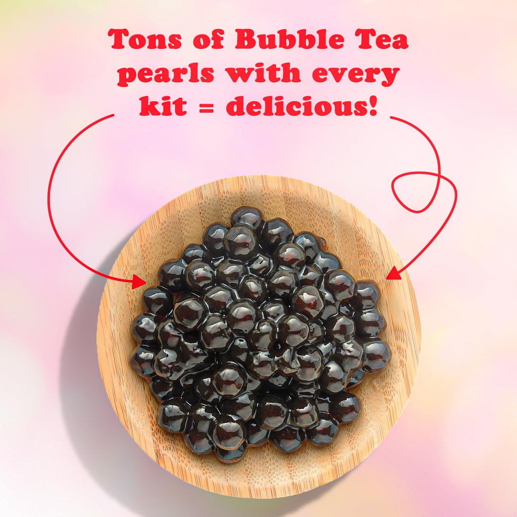 Pocas Bubble Tea Kit, Taro 2-Pack – Instant Milk Tea Powder with Authentic Tapioca Pearls for Instant Bubble Tea, 10 Kits