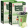 Pocas Bubble Tea Kit, Honeydew 2-Pack – Instant Milk Tea Powder with Authentic Tapioca Pearls for Instant Bubble Tea, 10 Kits