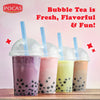 Pocas Bubble Tea Kit, Taro 2-Pack – Instant Milk Tea Powder with Authentic Tapioca Pearls for Instant Bubble Tea, 10 Kits