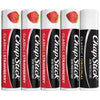 ChapStick Strawberry Lip Balm 4-Pack + 1 Classic Original ChapStick, Lip Moisturizer, 0.15 Oz Ea (5 Piece Set)