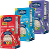 Lundberg Thin Brown Rice Cakes Variety 3-Pack – Regenerative Organic Lightly Salted, Salt-Free, and Red Rice & Quinoa (Salt-Free), 6 Oz Ea
