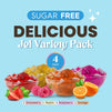 Simply Desserts Sugar-Free Jel 4-Pack (Raspberry, Peach, Orange, Strawberry) – Vegan, Keto, Diabetic-Friendly, Kosher Snack, 1.7 Oz Each