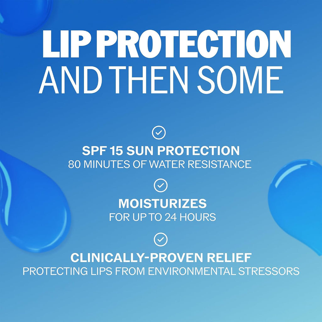 ChapStick Moisture + SPF 15 Bulk Lip Balm Sunscreen 12-Pack, 0.15 Oz Ea