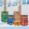 Twinings Holiday Sweet & Spicy Tea Variety 2-Pack – Caffeinated Christmas Tea and Caffeine-Free Winter Spice Herbal, Christmas Gift, 20 Tea Bags Ea