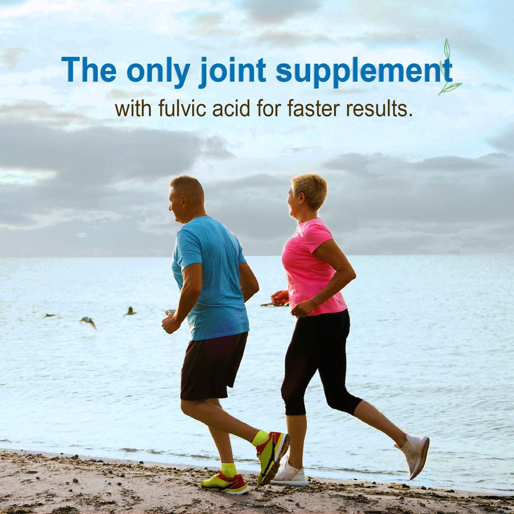 Vital Earth Liquid Joint Support – Glucosamine, Chondroitin, MSM, Hyaluronic Acid, Boswellia & Fulvic Acid (70+ Trace Minerals), 32 Oz + 1 Oz Cup
