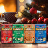 Twinings Holiday Sweet & Spicy Tea Variety 2-Pack – Caffeinated Christmas Tea and Caffeine-Free Winter Spice Herbal, Christmas Gift, 20 Tea Bags Ea