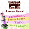 Pocas Bubble Tea Kit, Taro 2-Pack – Instant Milk Tea Powder with Authentic Tapioca Pearls for Instant Bubble Tea, 10 Kits