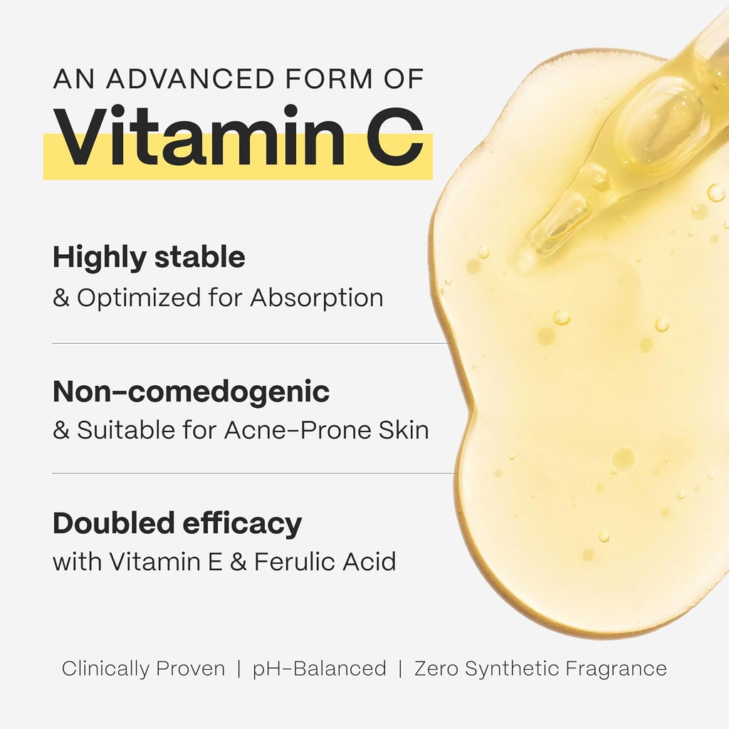 Mad Hippie Vitamin C Serum for Face with Hyaluronic Acid and Triple C Night Cream Ceramide Moisturizer - Skin-Brightening Skin Care Duo (2 Piece Set)