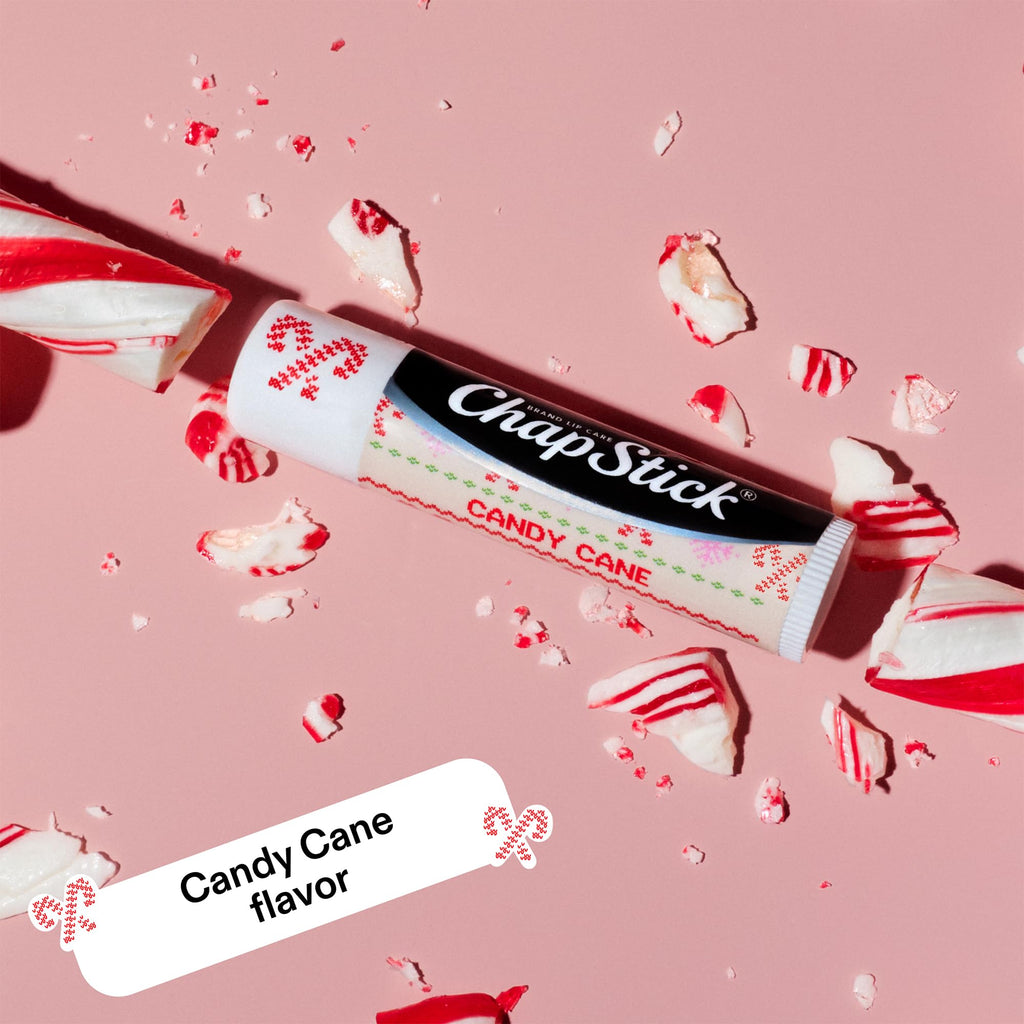 ChapStick Lip Balm, Holiday Variety Packs (6 Sticks) – Candy Cane, Sips & Snuggles Flavored Lip Moisturizers, Stocking Stuffers, Gifts, 0.15 Oz Ea