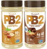 PB2 Powdered Peanut Butter Bundle, Gluten Free,Mix in Protein Shakes & Smoothies,Low Carb,Original Peanut Butter & Cocoa Flavors 2 Jars - 6.5 Oz Each