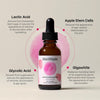 Mad Hippie AHA Exfoliating Peel – Lactic & Glycolic Acid Peel, Goji Berry, Peptides, Hyaluronic Acid & Niacinamide, Discoloration Correcting Serum, Anti-Aging, 1.02 Oz