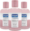 Dermasil AHA Glycolic Acid Toning Solution 3-Pack – Exfoliating Toner for Face with Rose Water, Witch Hazel, and Hyaluronic Acid, 4 Oz Ea