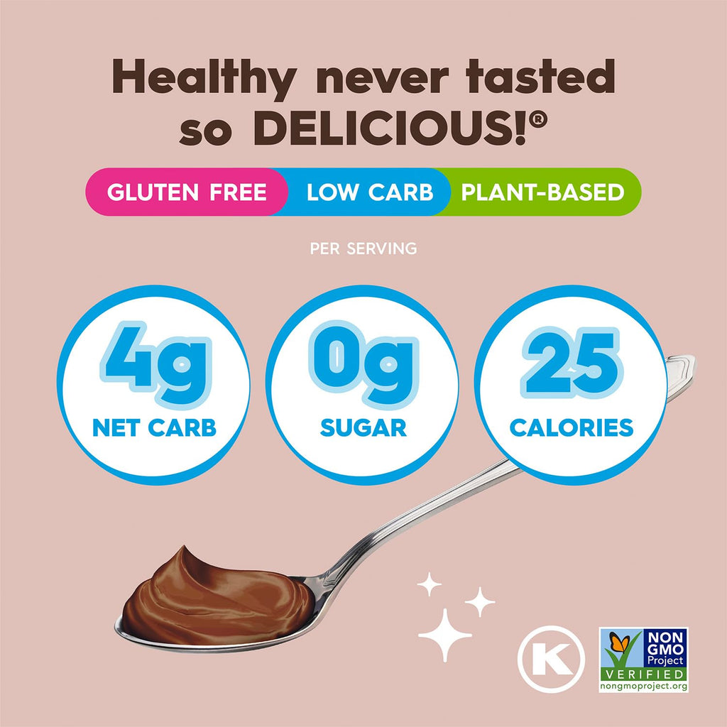 Simply Desserts Chocolate Instant Pudding, Sugar-Free, 6-Pack – Healthy Dessert, Keto Snacks, Vegan & Diabetic-Friendly, Kosher, 1.7 Oz Ea