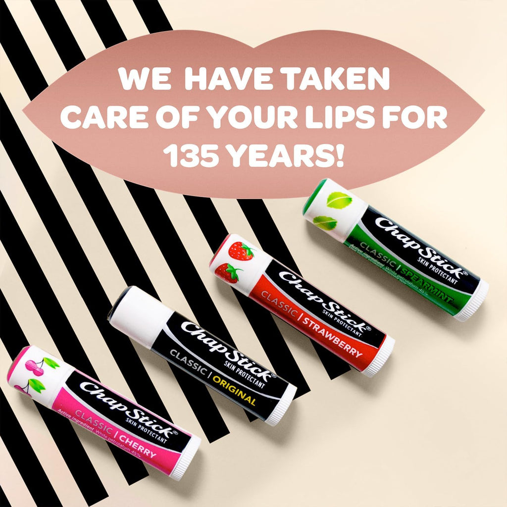 ChapStick Lip Moisturizer, Cake Batter, 12-Pack – Bulk Lip Balm, Irresistible & Sweet, 0.15 Oz Ea