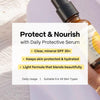 Mad Hippie Vitamin C Serum, Daily Protective SPF Serum + 3 Assorted Pillow Packs – “Springtime Essentials” Wrapped in Watercolor Dots Canvas Tote Bag