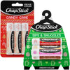 ChapStick Lip Balm, Holiday Variety Packs (7 Sticks) – Candy Cane, Sips & Snuggles Flavored Lip Moisturizers, Stocking Stuffers, 0.15 Oz Ea